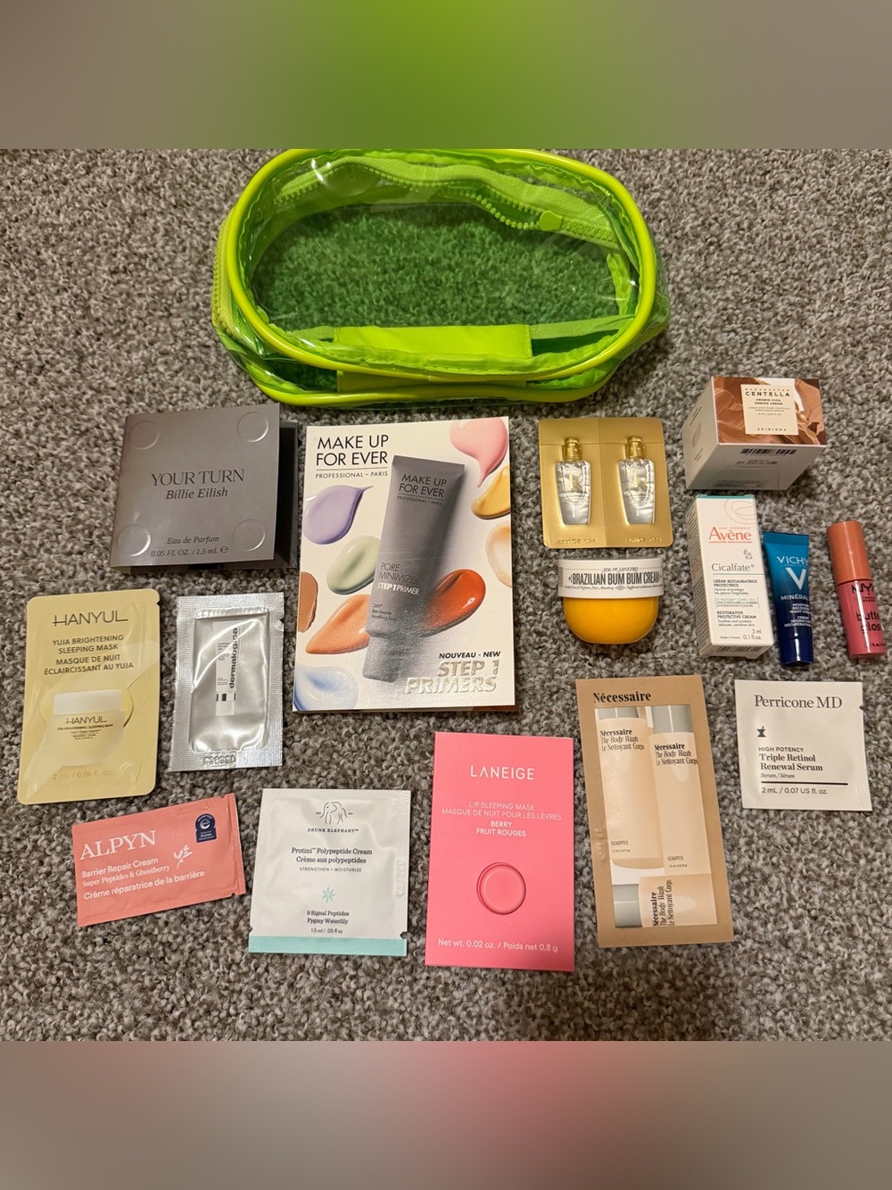 NEW Makeup & Skincare Sample Bundle & Brand New Makeup Bag